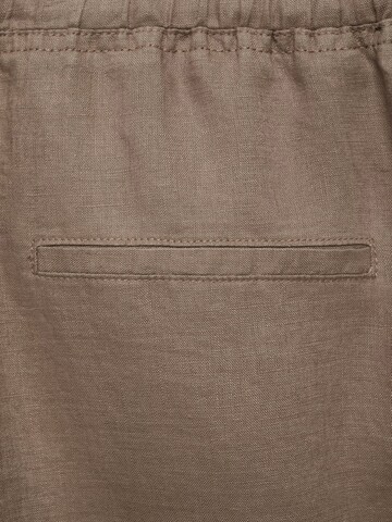 MANGO Loosefit Broek in Bruin