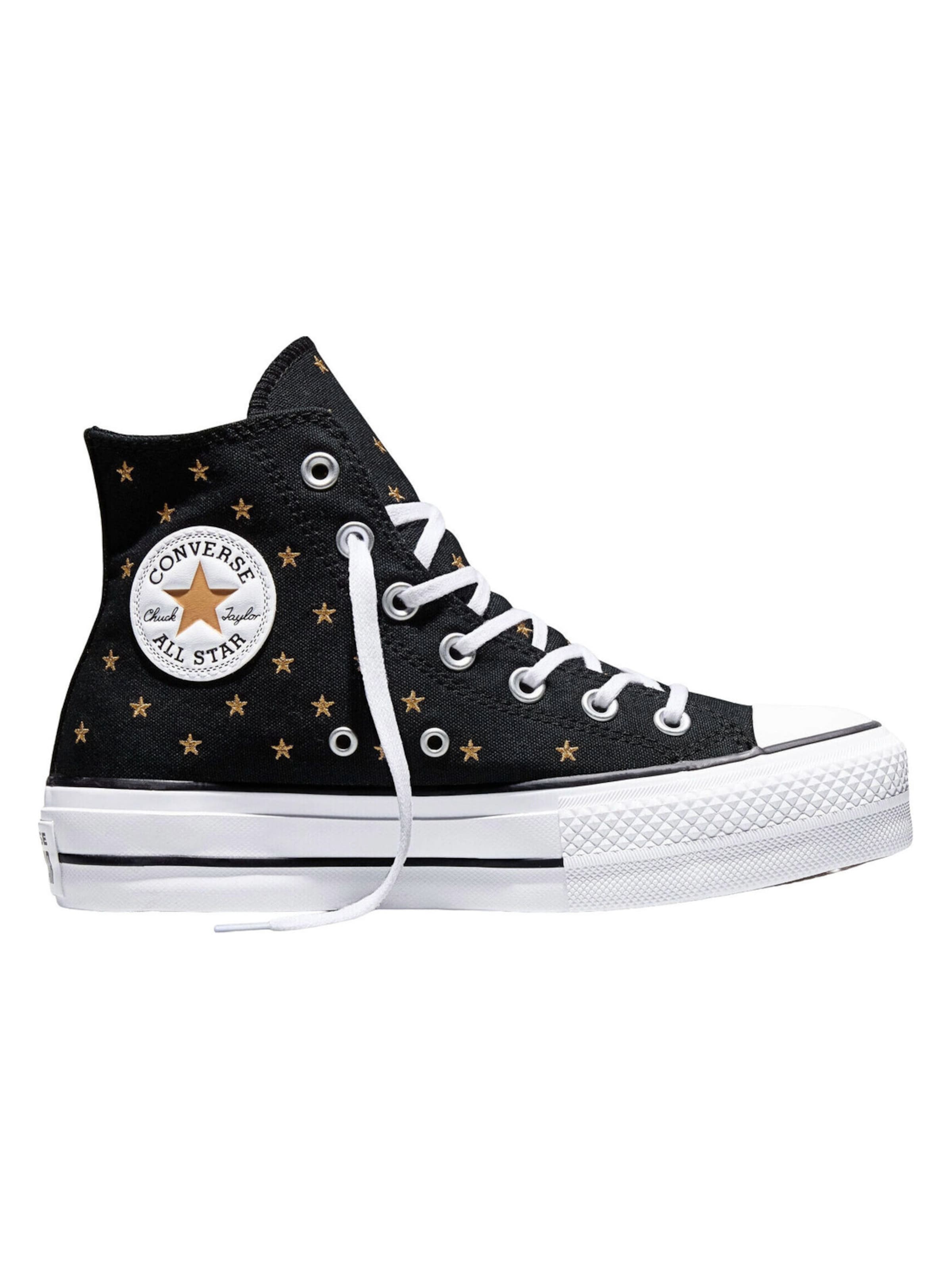 CONVERSE Sneaker low 'Converse Chuck Taylor All Star Lift'‌ in Schwarz: Vorderseite