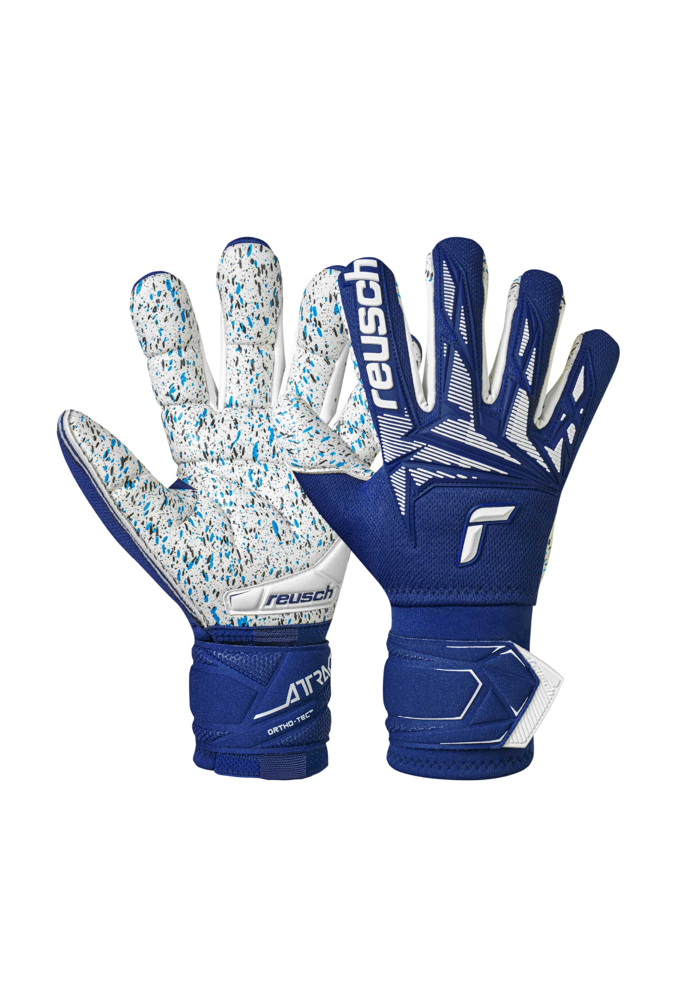 REUSCH Sporthandschoenen 'Attrakt Freegel Fusion Ortho-Tec' in Blauw: voorkant