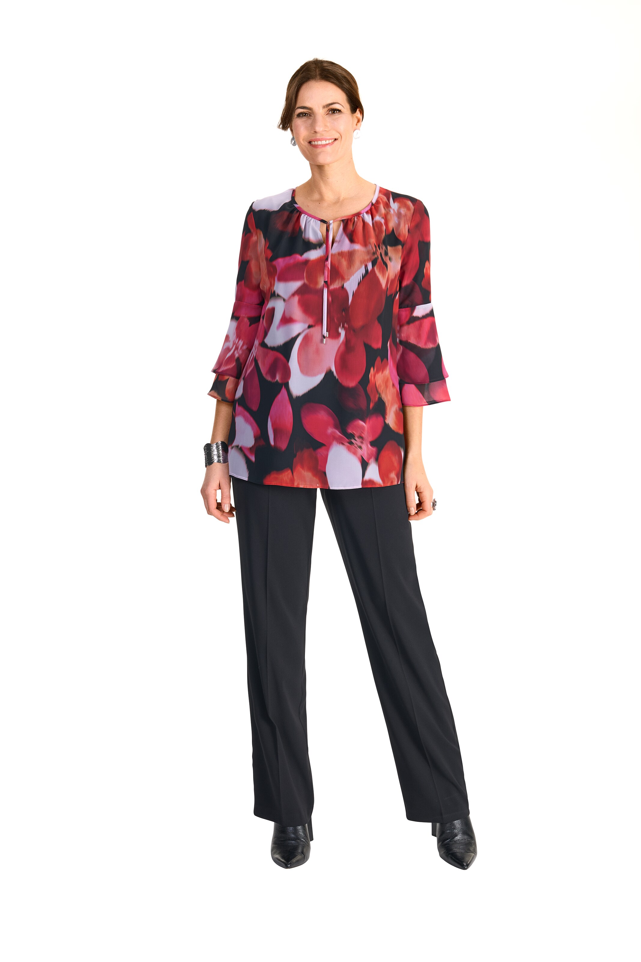 HERMANN LANGE Collection Blouse in Red