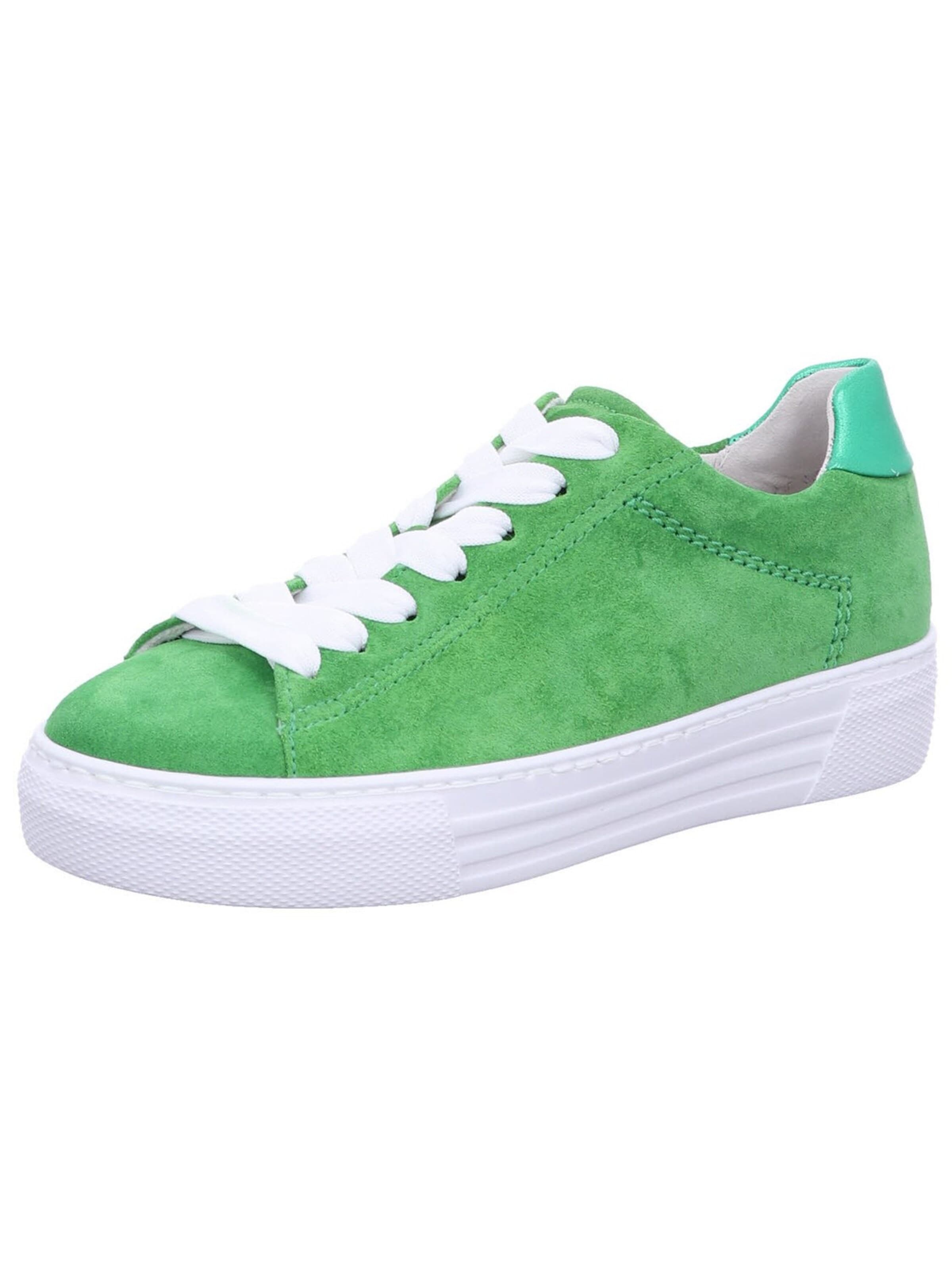 Gabor Comfort Platform trainers in Green: front