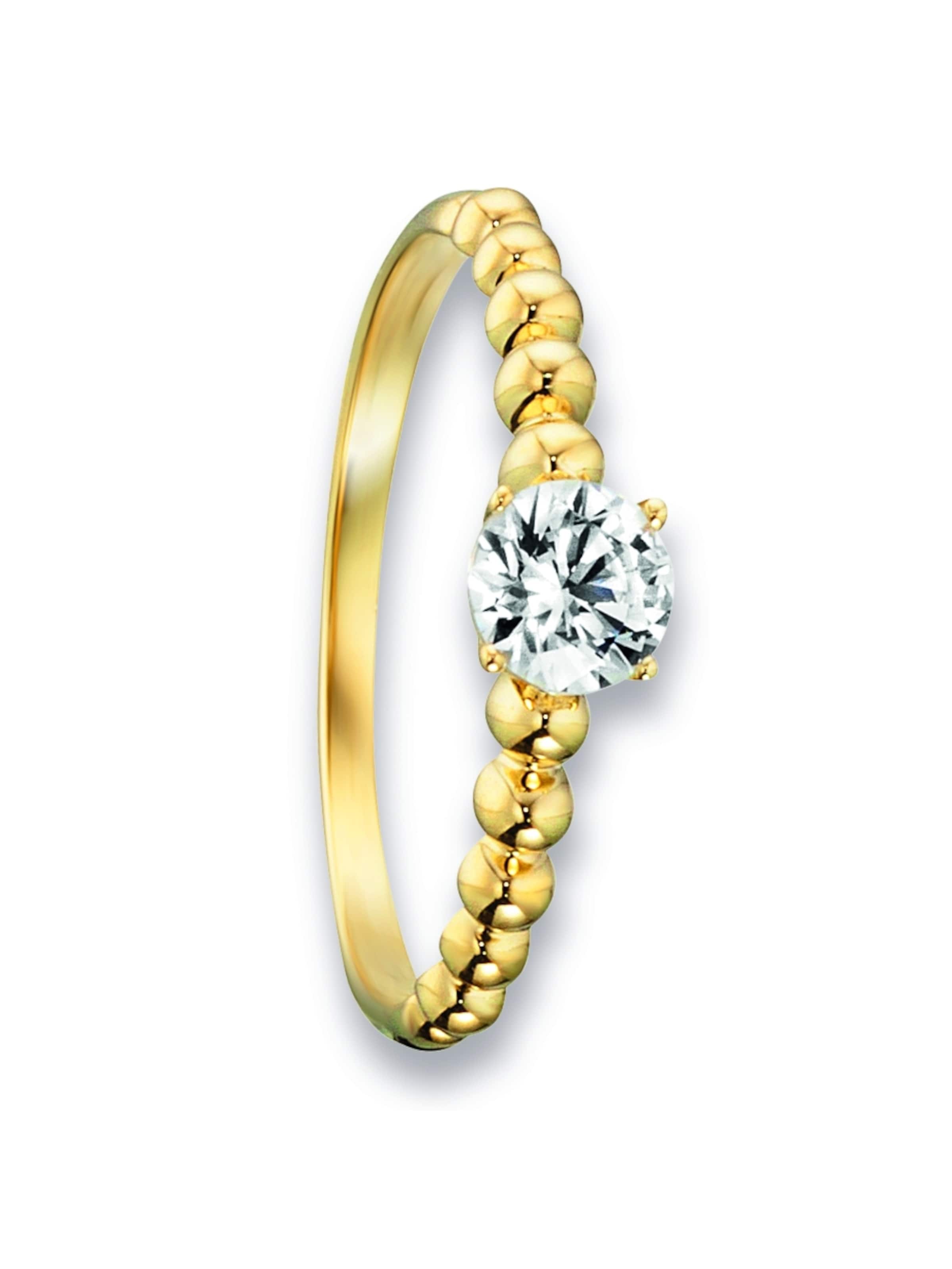ONE ELEMENT Ring in Gold: Vorderseite