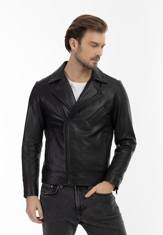 DreiMaster Vintage Between-Season Jacket in Black: front