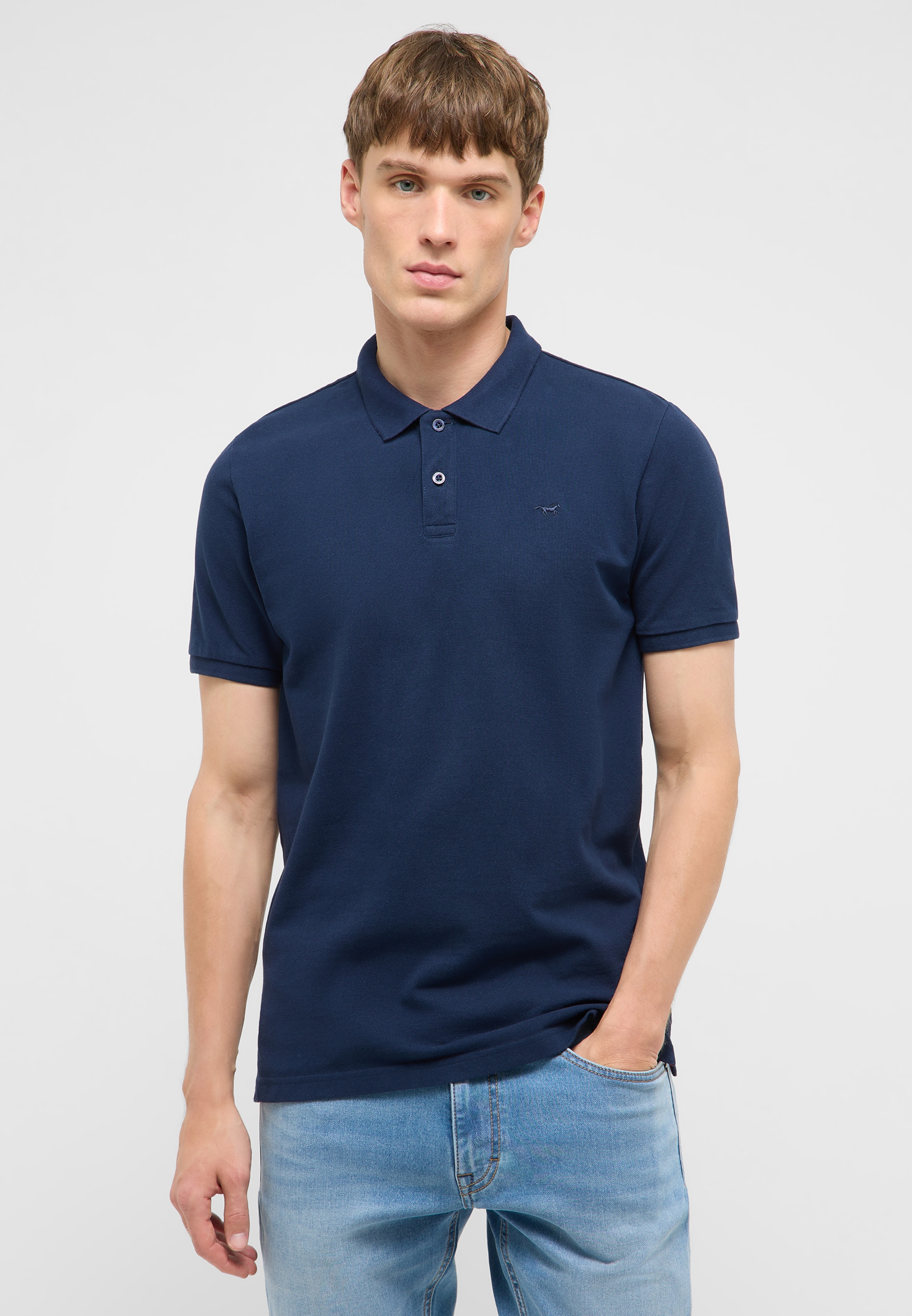 MUSTANG Shirt 'Pierre' in Blue: front