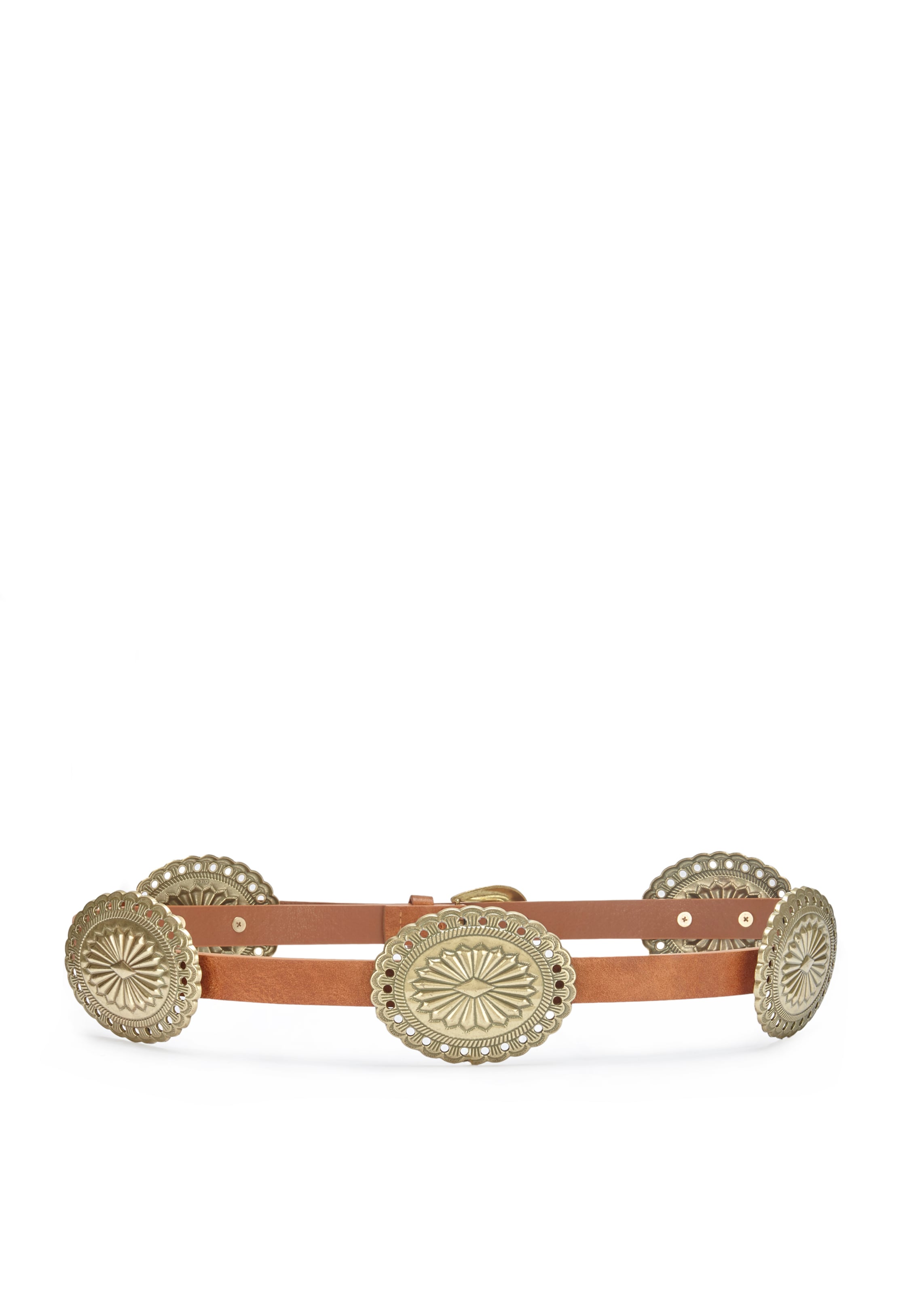 LASCANA Gürtel in cognac / gold, Produktansicht