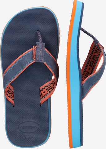 HAVAIANAS T-Bar Sandals 'FUSION II' in Blue