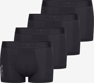 SLOGGI Boxer shorts 'SLG Base Soft' in Black: front