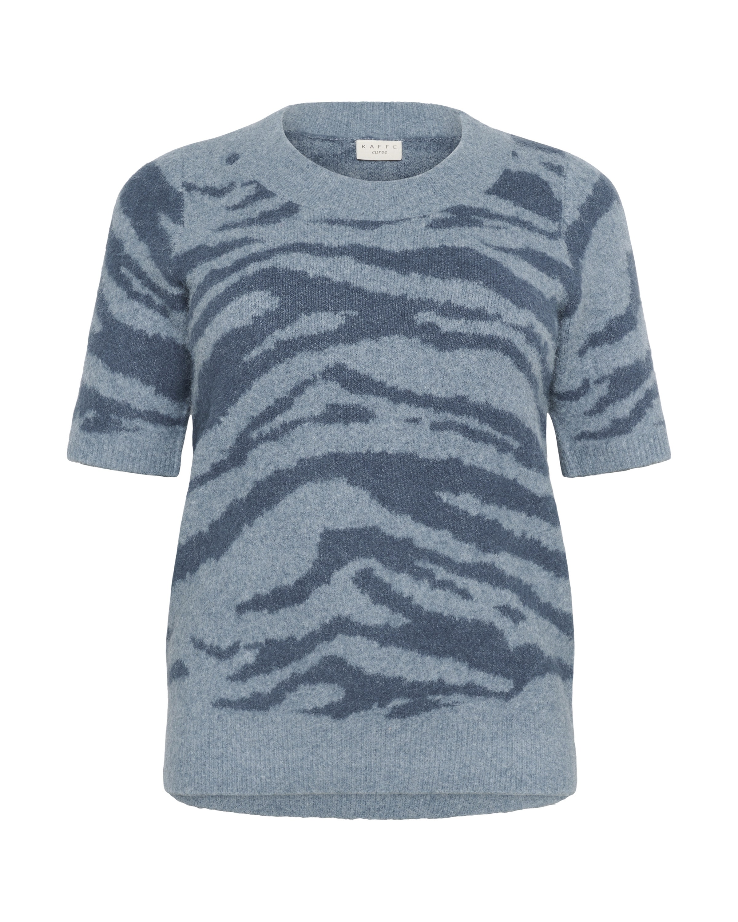 KAFFE CURVE Pullover 'Sandia' i blå: forside