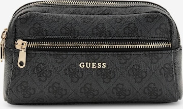 GUESS Toiletry Bag in Black: front