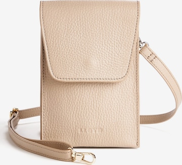 LLOYD Crossbody Bag in Beige: front