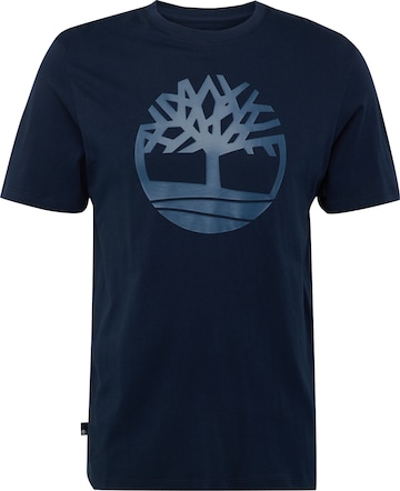 T-Shirt TIMBERLAND en bleu : devant