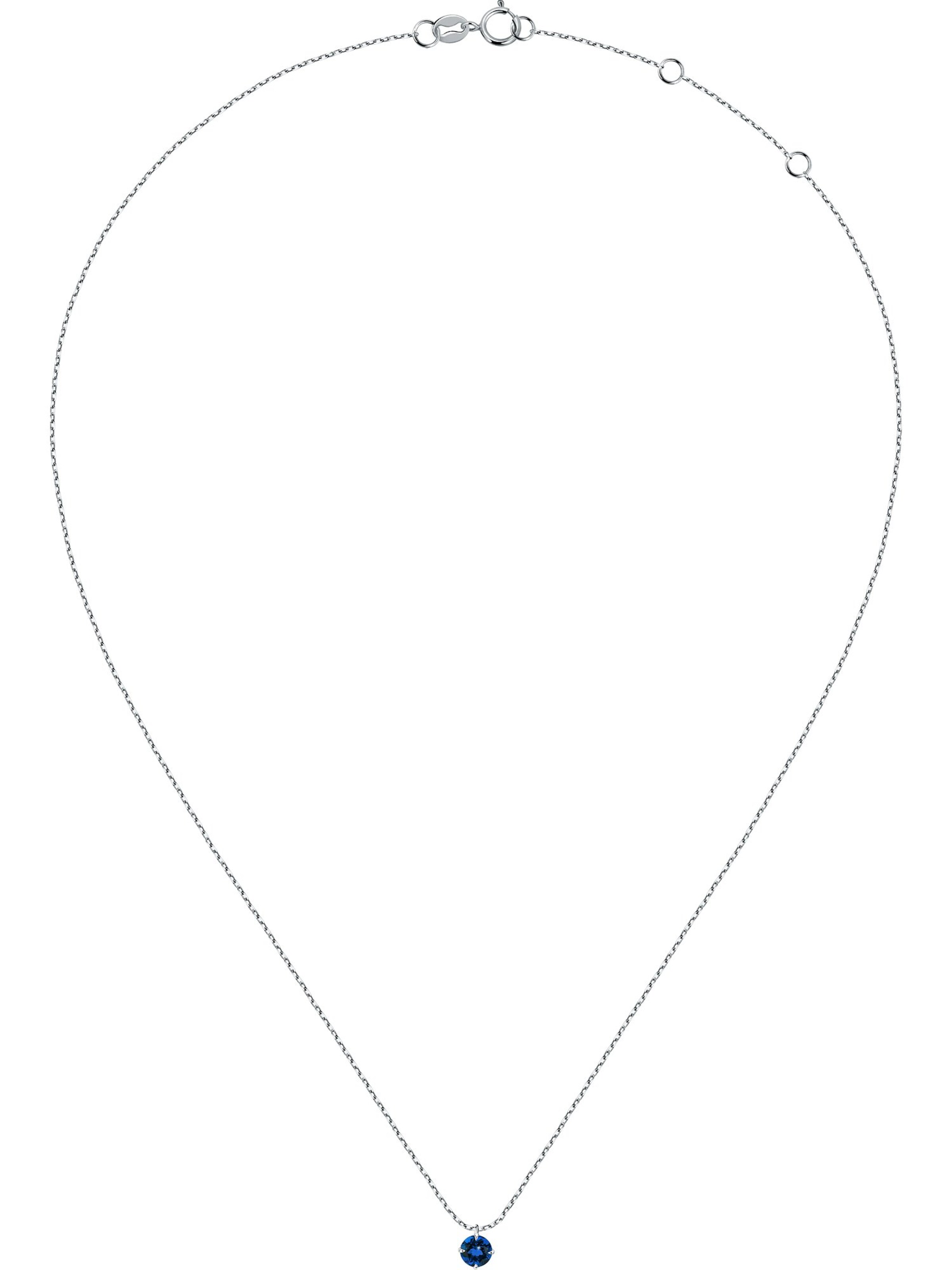 Live Diamond Kette in Silber: Vorderseite