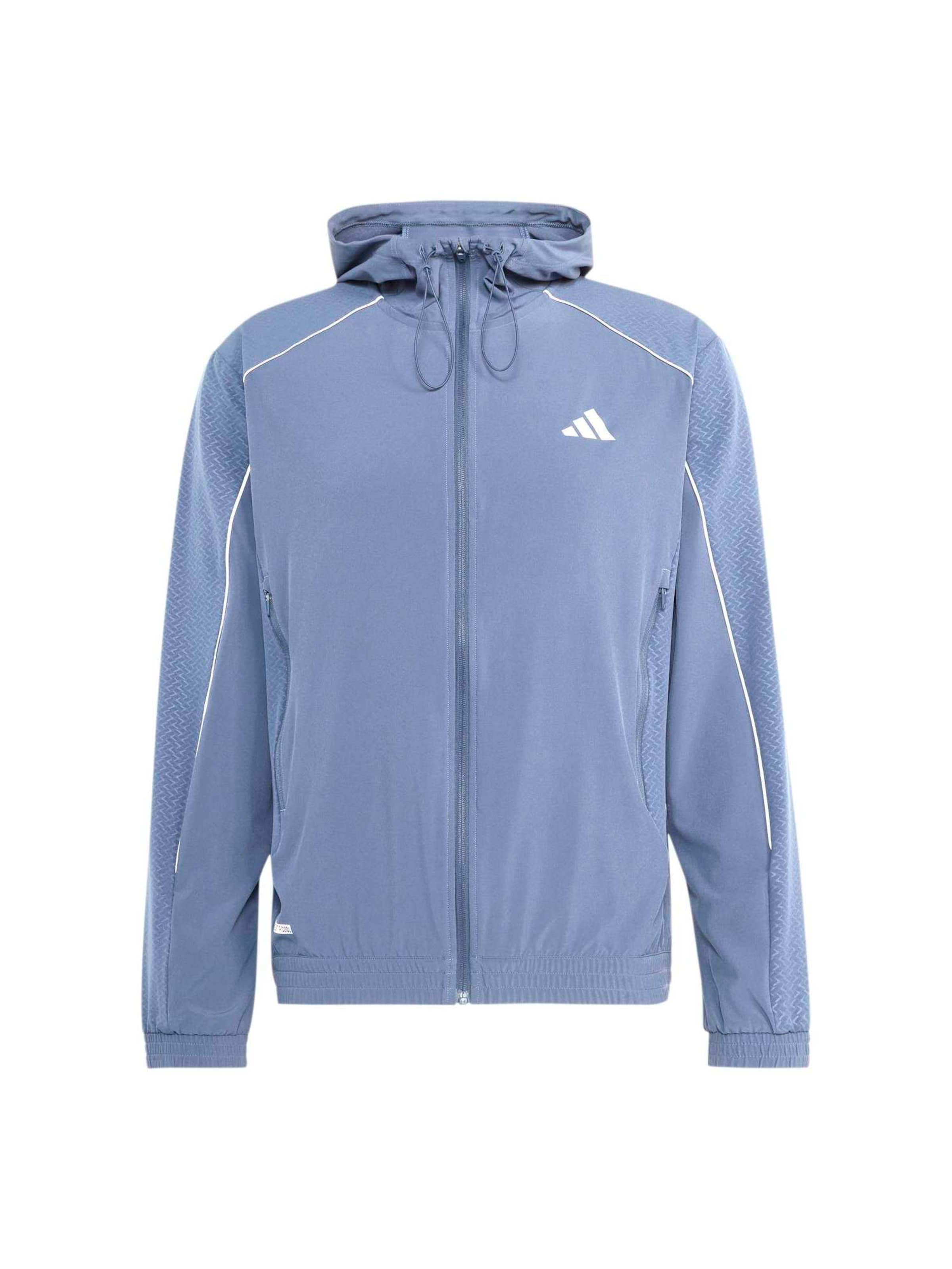 Giacca per l'allenamento 'TECH APP' in XS ADIDAS PERFORMANCE di colore blu colomba / bianco, Visualizzazione prodotti