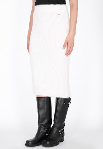 DreiMaster Vintage Rok in Wit: voorkant