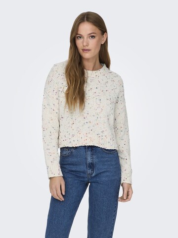 Pullover 'ONLGRACIE' di ONLY in bianco: frontale