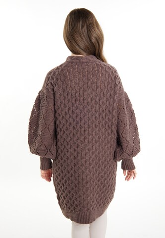 Usha Knit cardigan 'Sivene' in Brown