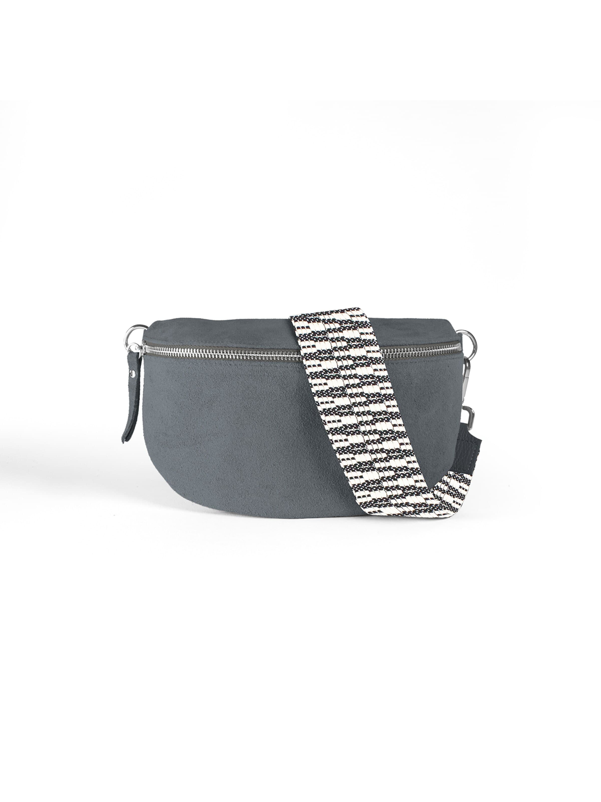 lePelou Gürteltasche 'TINA medium'‌‌‌‌‌‌‌‌ in Grau: Vorderseite