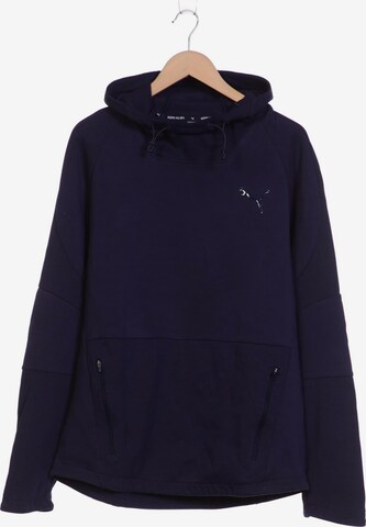 PUMA Sweatshirt & Zip-Up Hoodie in XL in Blue: front