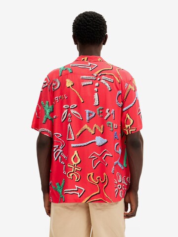 Desigual Классический крой Рубашка в Красный