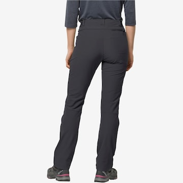 JACK WOLFSKIN Regular Outdoor Pants 'GEIGELSTEIN' in Black