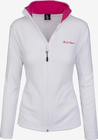 Rock Creek Fleece Jacket in White: front