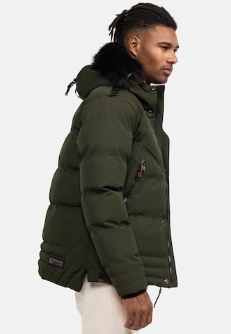 STONE HARBOUR - Chaqueta de invierno 'Romaan' en verde