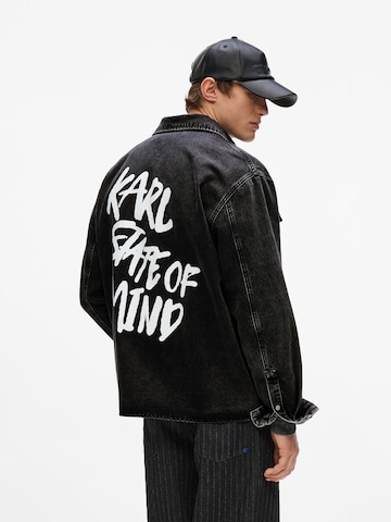 KARL LAGERFELD JEANS Pohodlné nošení Košile – černá