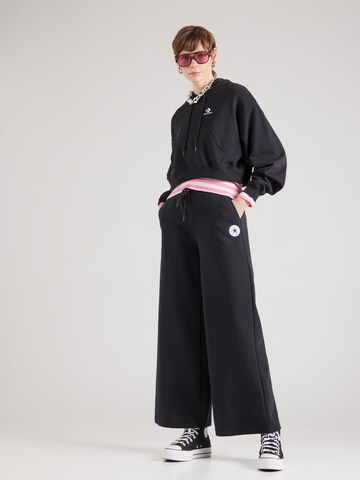 CONVERSE Sweatshirt 'Star Chevron' in Schwarz