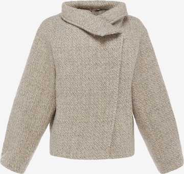 Manteau mi-saison 'Minimalistic' usha WHITE LABEL en blanc : devant