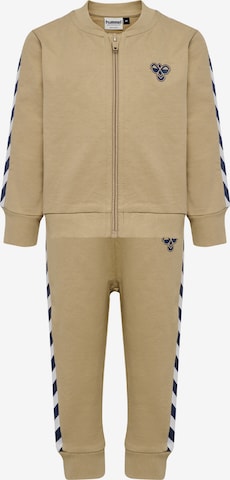 Hummel Joggingpak in Bruin: voorkant