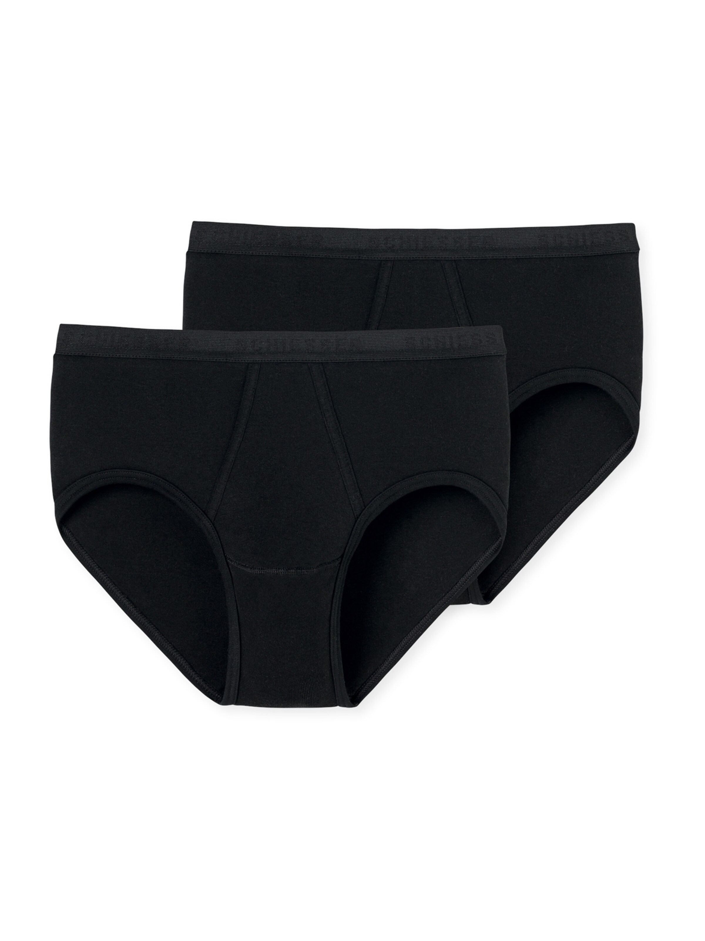 SCHIESSER Slip ' 2er-Pack Original Classics ' in Schwarz: Vorderseite