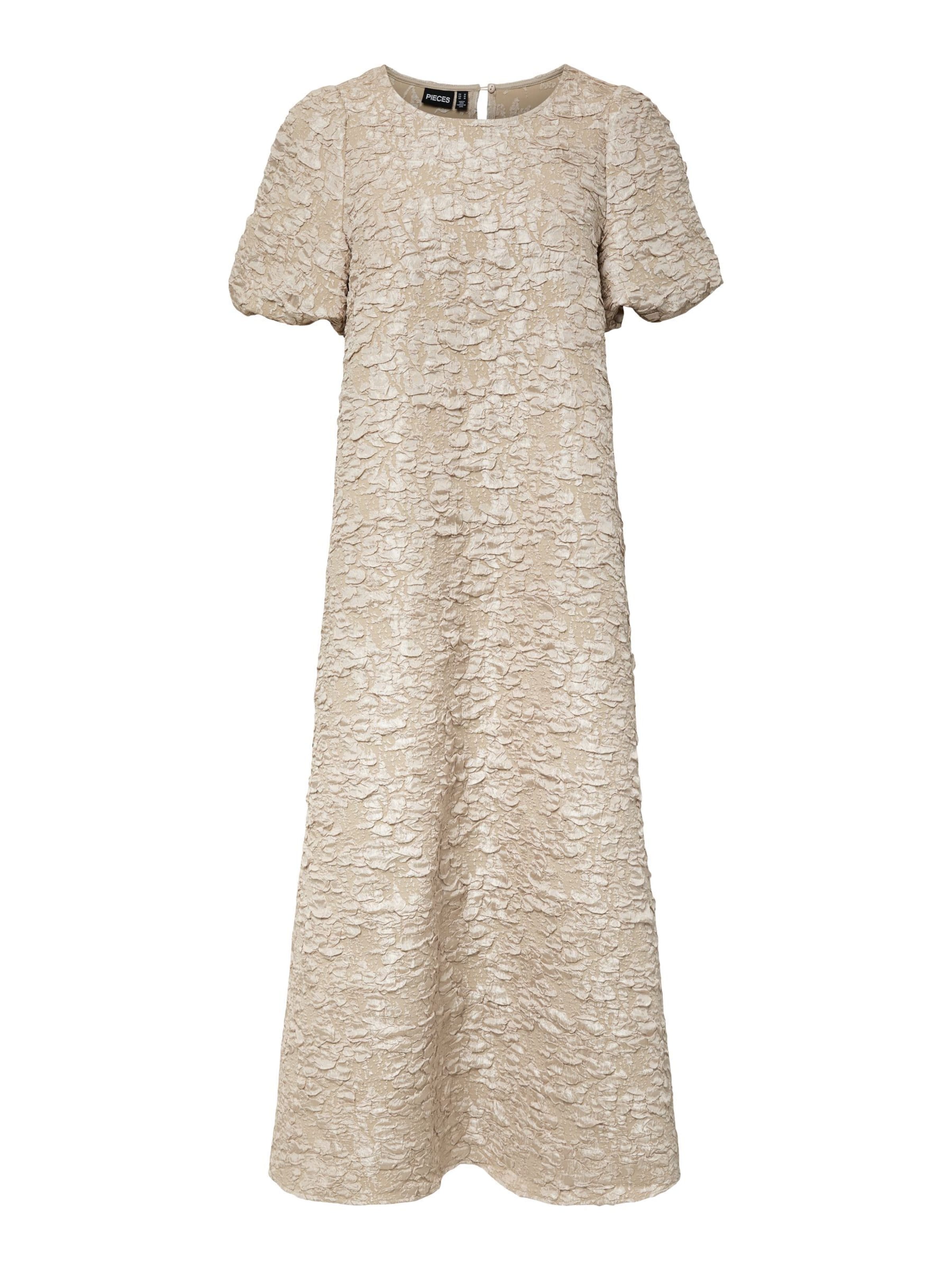PIECES Kleid 'PCGretchen' in Beige: Vorderseite