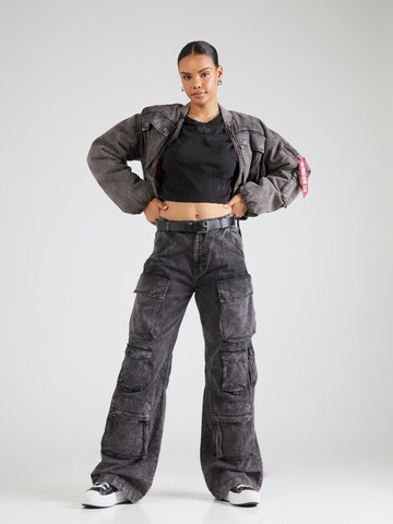 Maglietta di ALPHA INDUSTRIES in nero