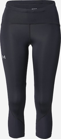 Skinny Pantalon de sport UNDER ARMOUR en noir : devant