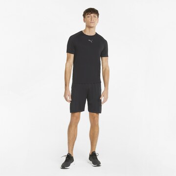 PUMA Regular Sportshorts in Schwarz