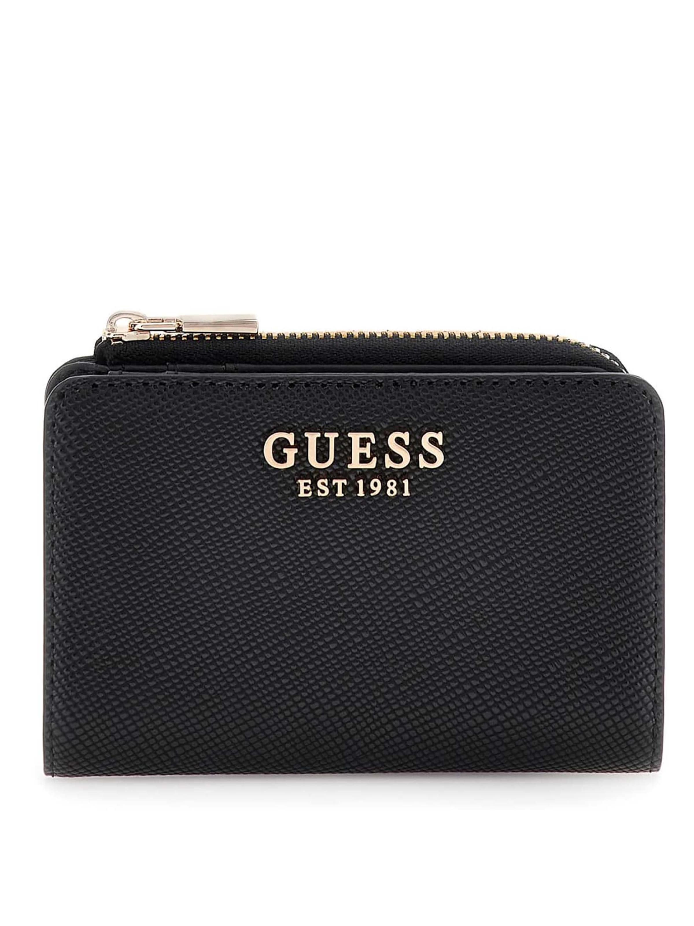 Porte-monnaies 'Laurel Ii Slg' GUESS en noir : devant