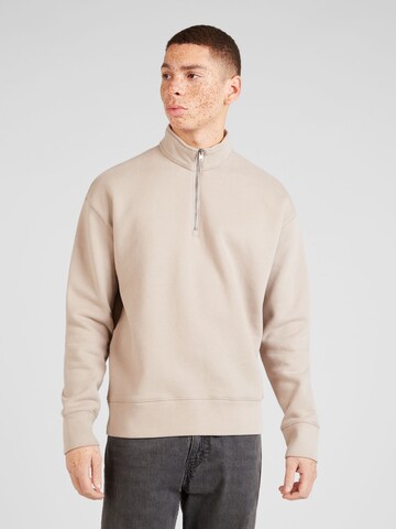 HOLLISTERSweater majica 'EMEA' - bež boja: prednji dio