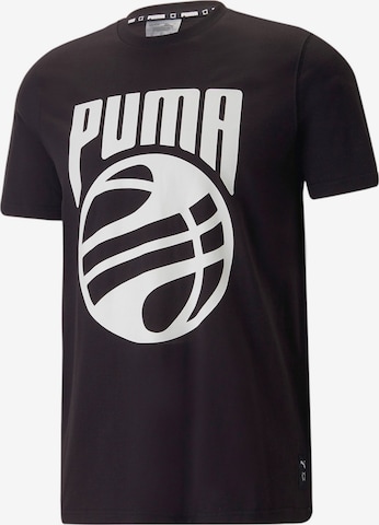 PUMA Funktionsskjorte i sort: forside