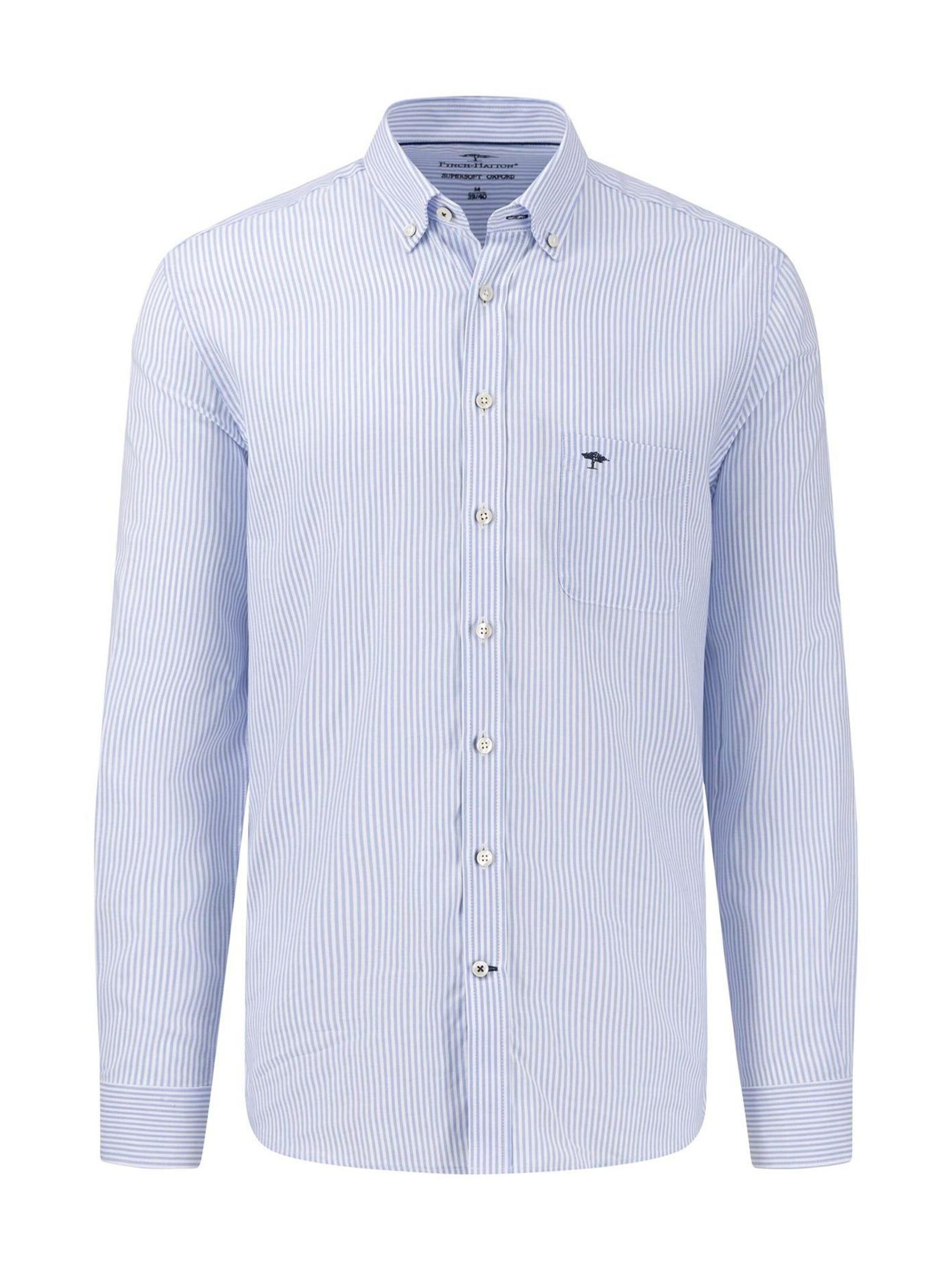 FYNCH-HATTON Regular Fit Hemd‌‌‌‌‌‌‌‌ in Blau: Vorderseite