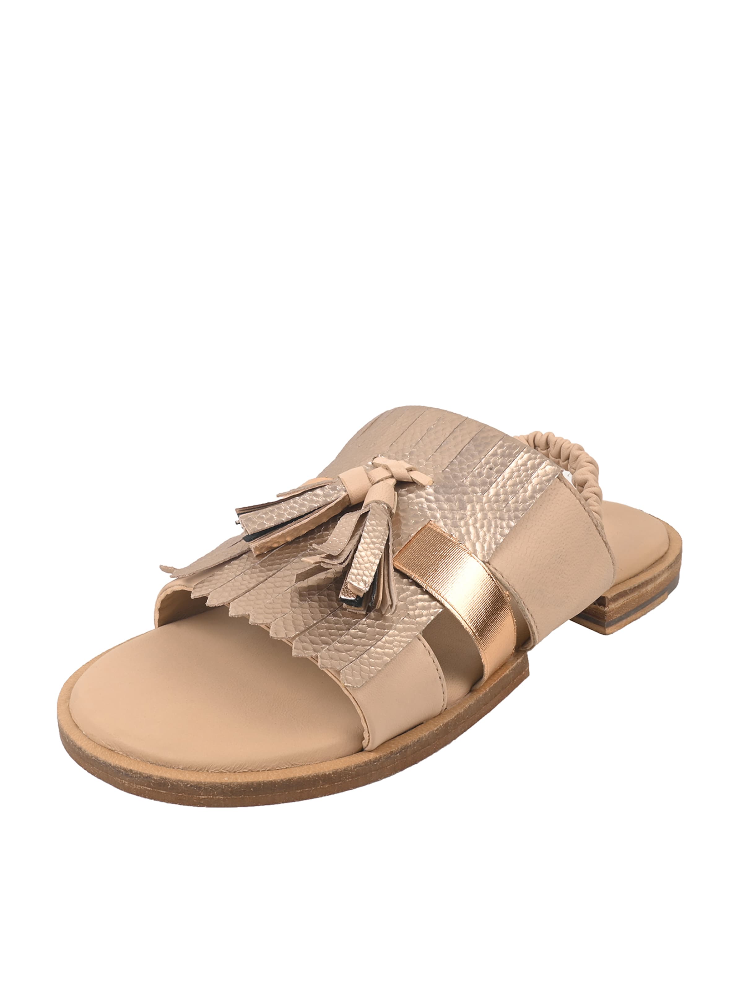 Crickit Sandale ' ROJA ' in Gold: Vorderseite