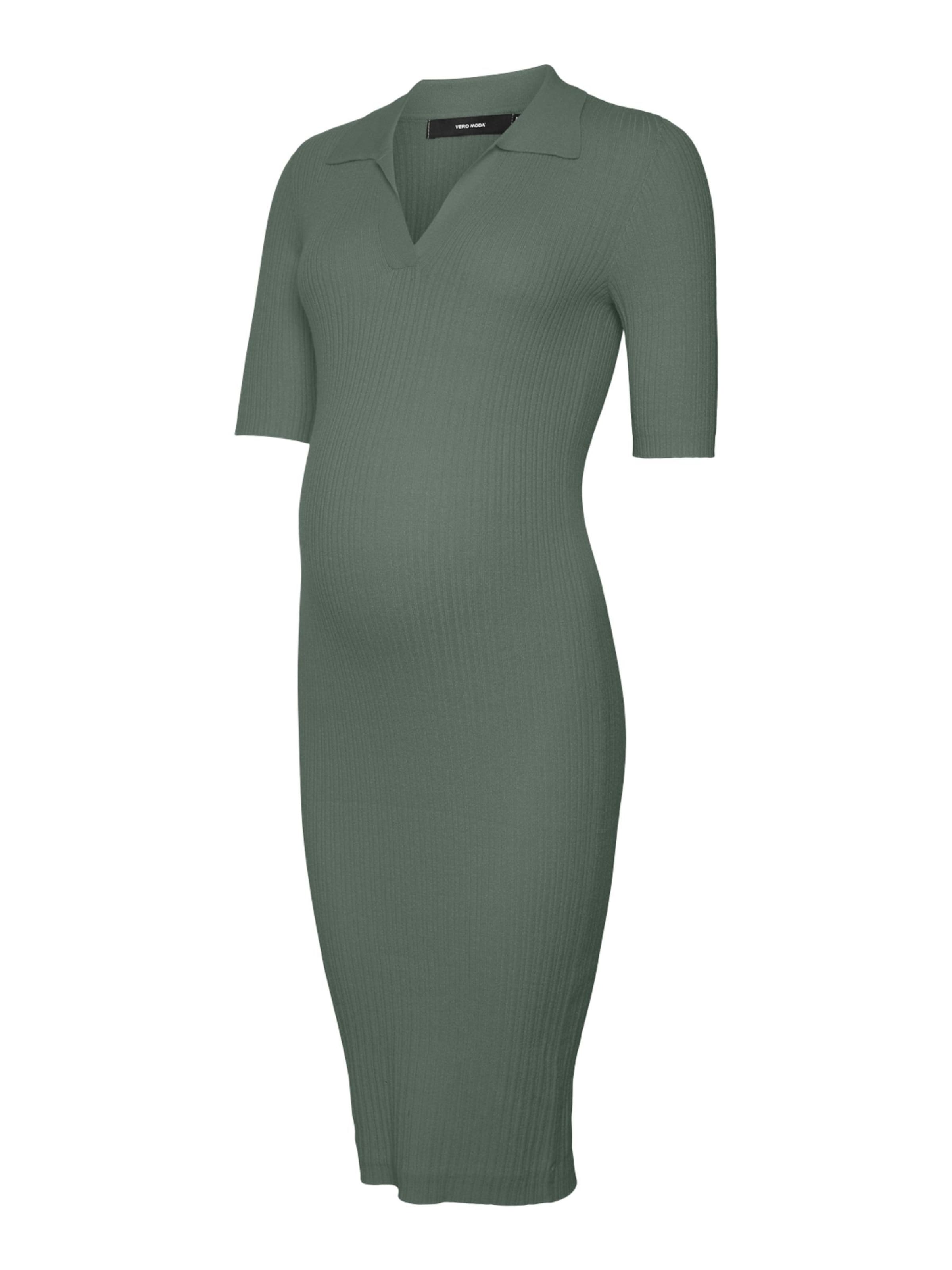Vero Moda Maternity Knitted dress in Green, Item view