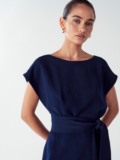 Willa Mekko 'SHAUNA MIDI DRESS' värissä laivastonsininen, Tuotenäkymä