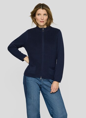 Rabe Strickjacke in Blau: Vorderseite