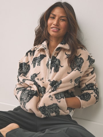 Next Поларено яке в бежово