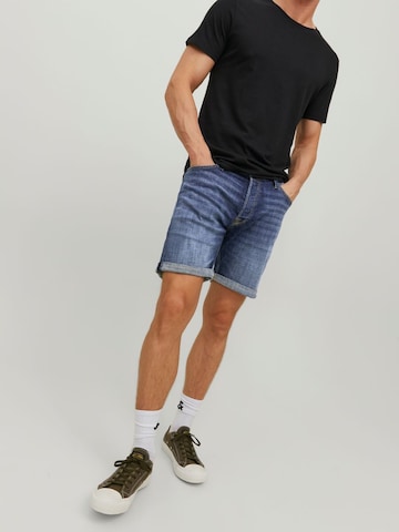 JACK & JONES Слим фит Дънки 'Chris Wood' в синьо