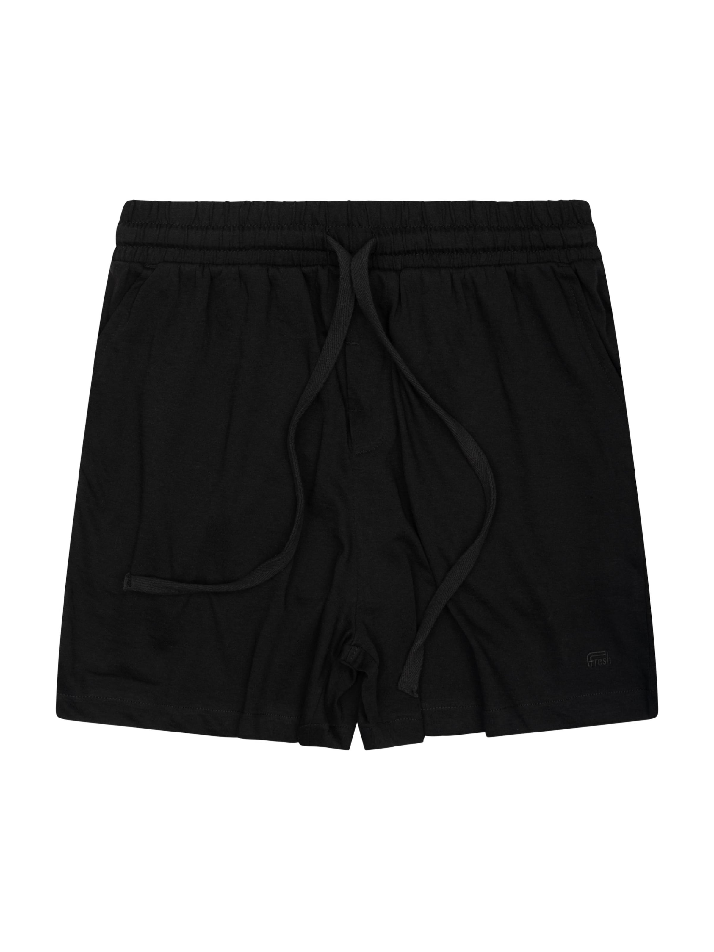 Pyjama court '24_24' LDB en noir : devant