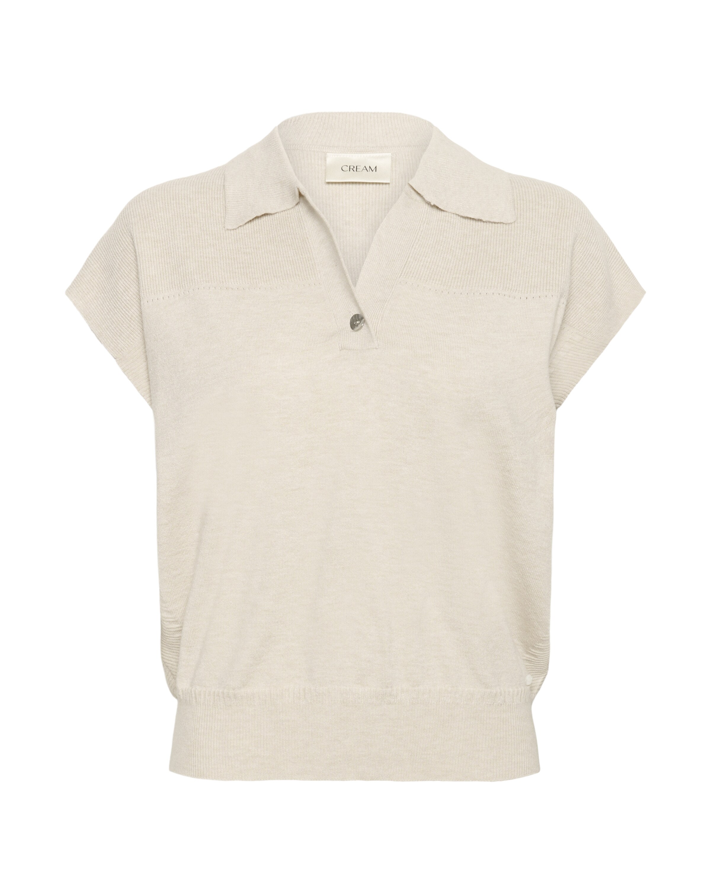 Pull-over 'CRDela' Cream en beige : devant