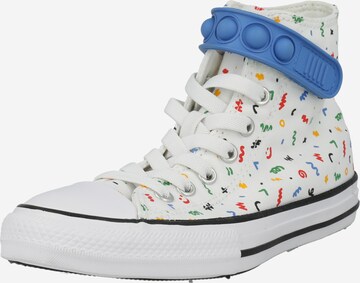 CONVERSE Trampki 'Chuck Taylor All Star Bubble Strap 1V' w kolorze biały: przód