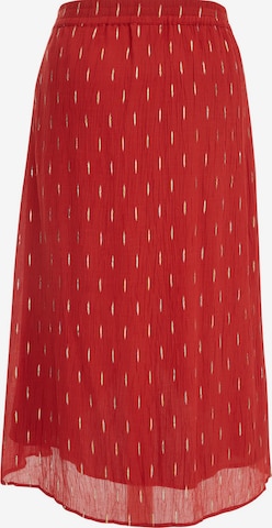 WE Fashion Skirt in Red