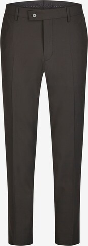 HECHTER PARIS Regular Pleated Pants in Black: front